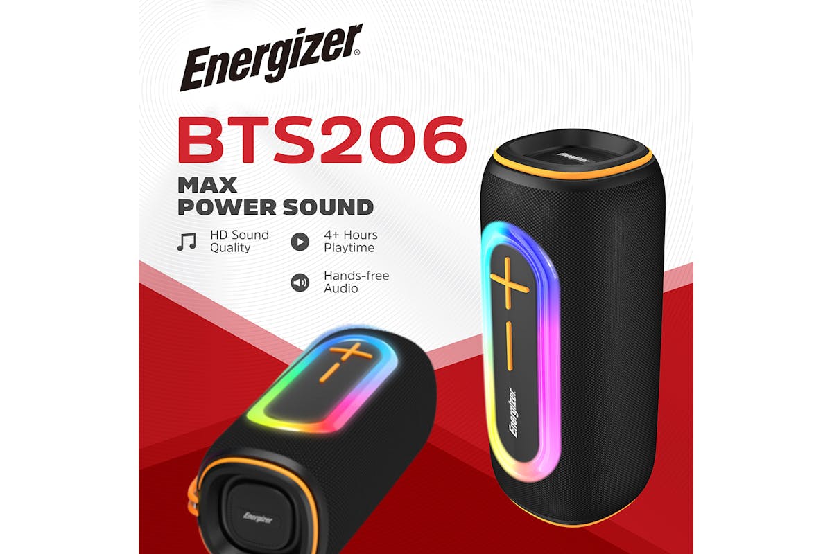 Energizer Wireless Bluetooth Speaker with Rich Bass | BBTS206-3