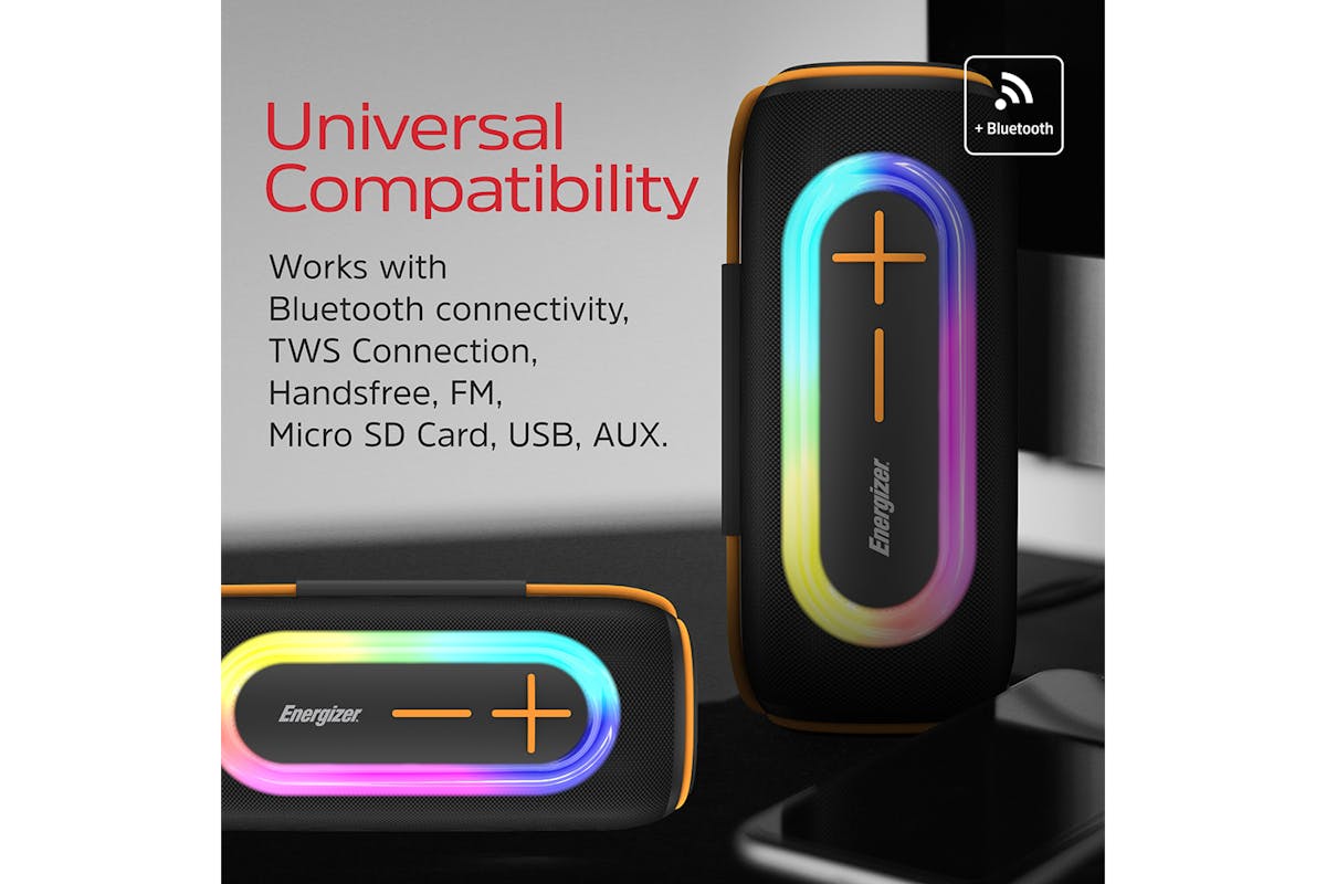 Energizer Wireless Bluetooth Speaker with Rich Bass | BBTS206-5
