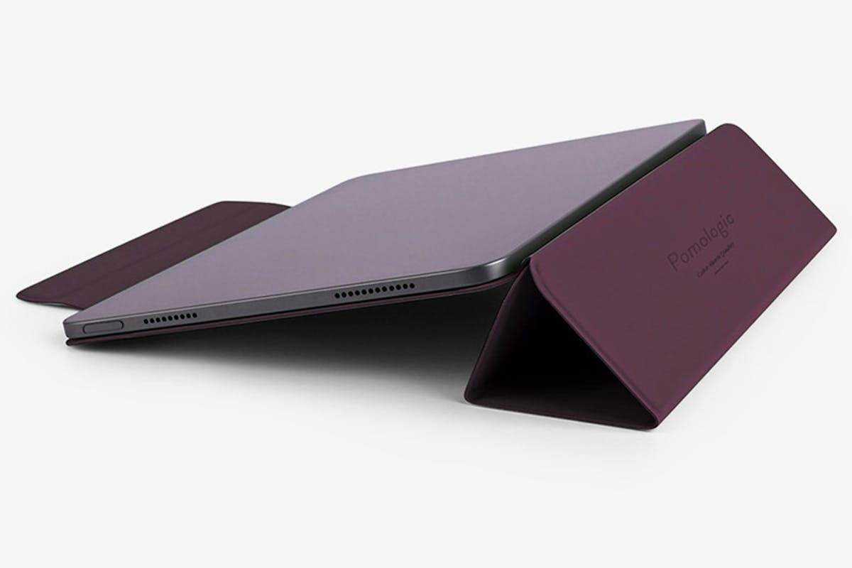 Pomologic iPad 11 (A16) Book Cover | Burgundy-6