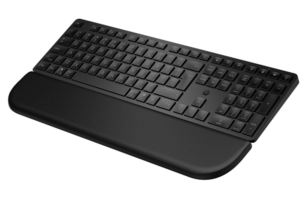 HP 580K Multi-Device Dual Mode Wireless Keyboard with Palm Rest | Black-2