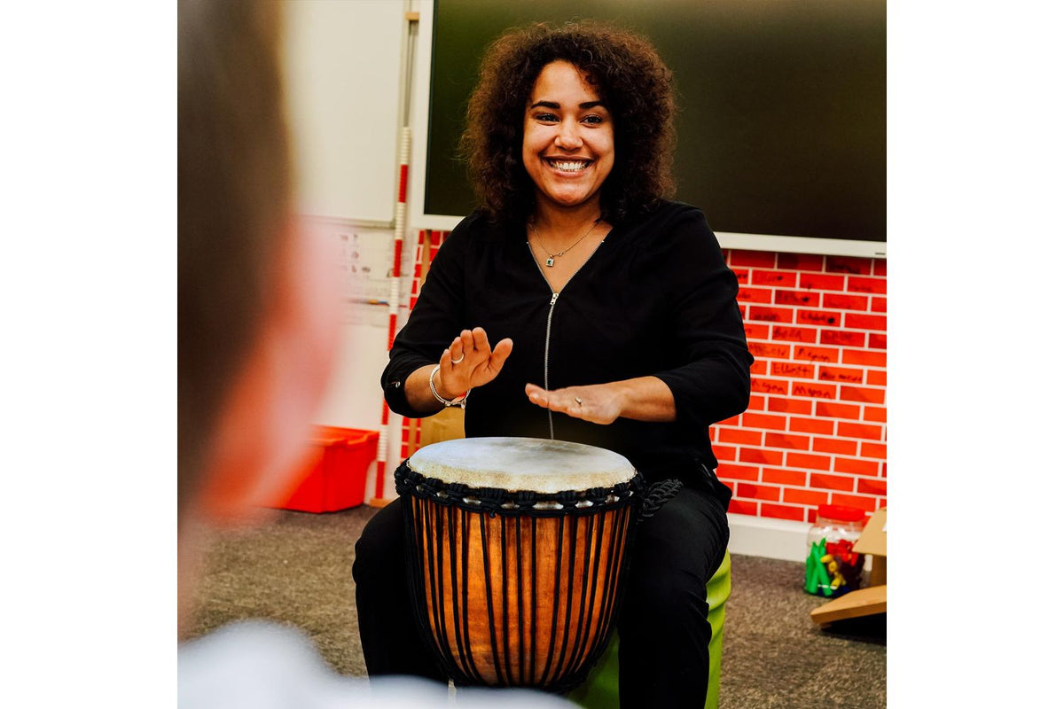 A-star 12 Inch Natural Djembe-5