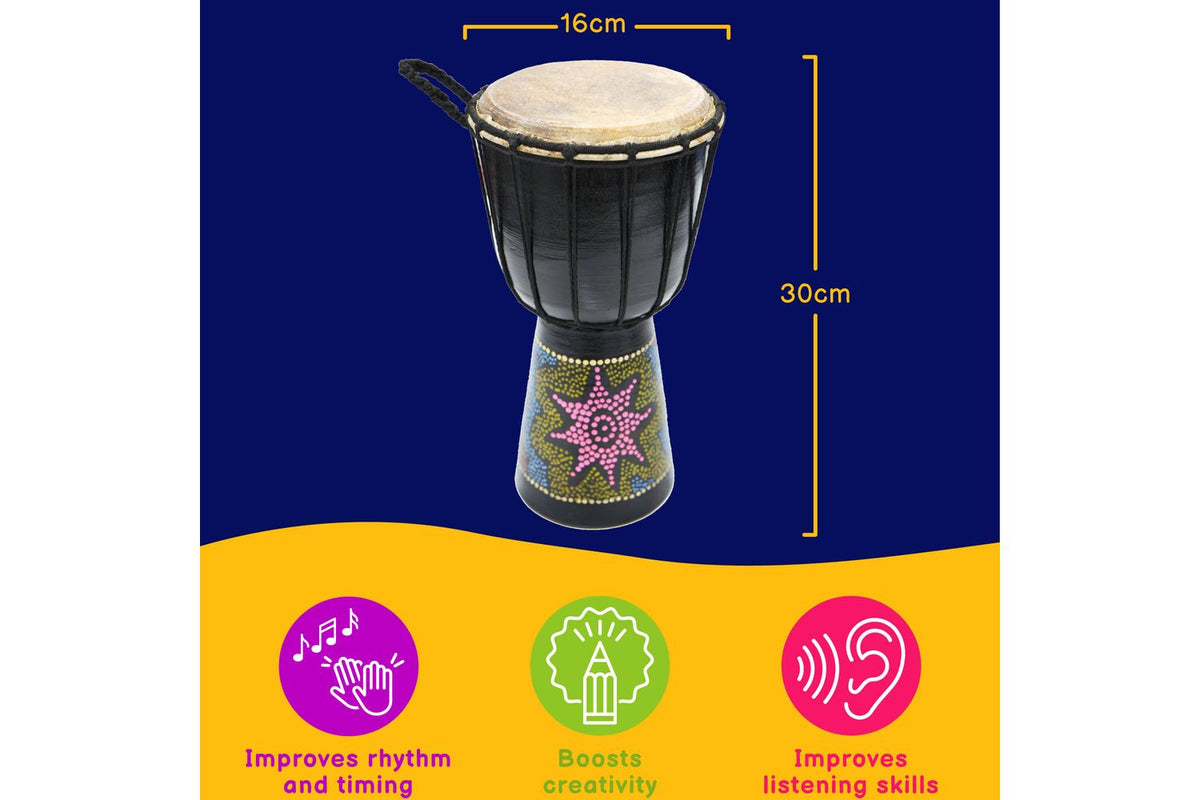 A-star 6 Inch Painted Djembe-3