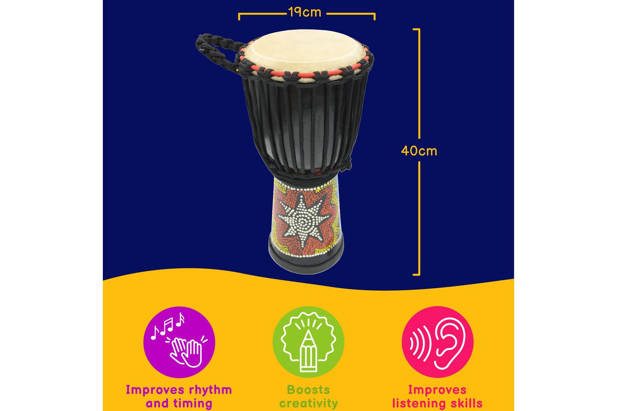 A-star 7 Inch Painted Djembe-3