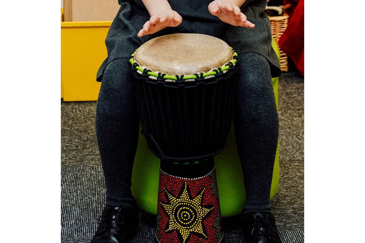 A-star 8 Inch Painted Djembe-6