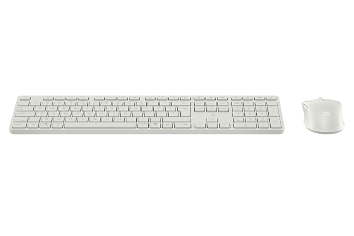 HP 490C Multi-Device Dual Mode Wireless Keyboard & Mouse | White-2