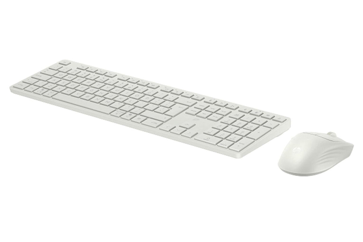 HP 490C Multi-Device Dual Mode Wireless Keyboard & Mouse | White-3