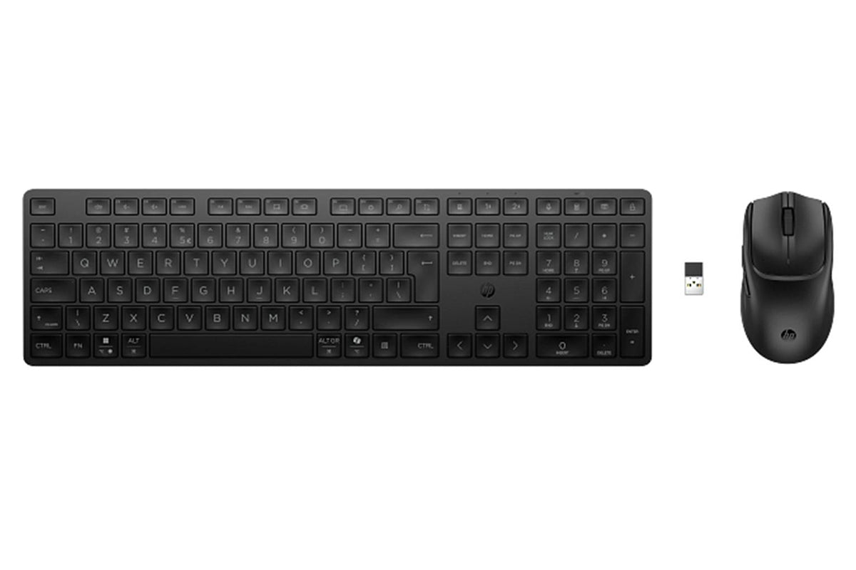 HP 490C Multi-Device Dual Mode Wireless Keyboard & Mouse | Black