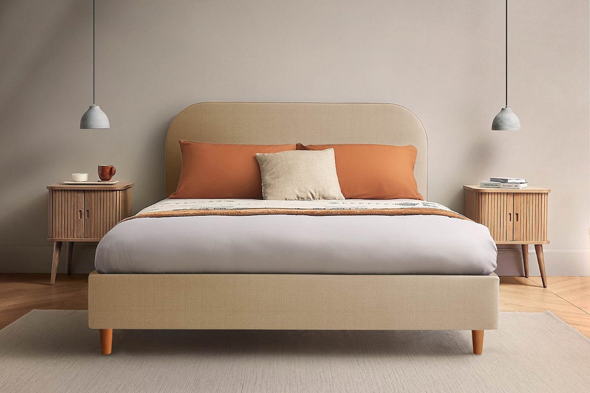 Silentnight | Fara Bed Frame with Beech Leg | Super King | 6ft | Colour Options