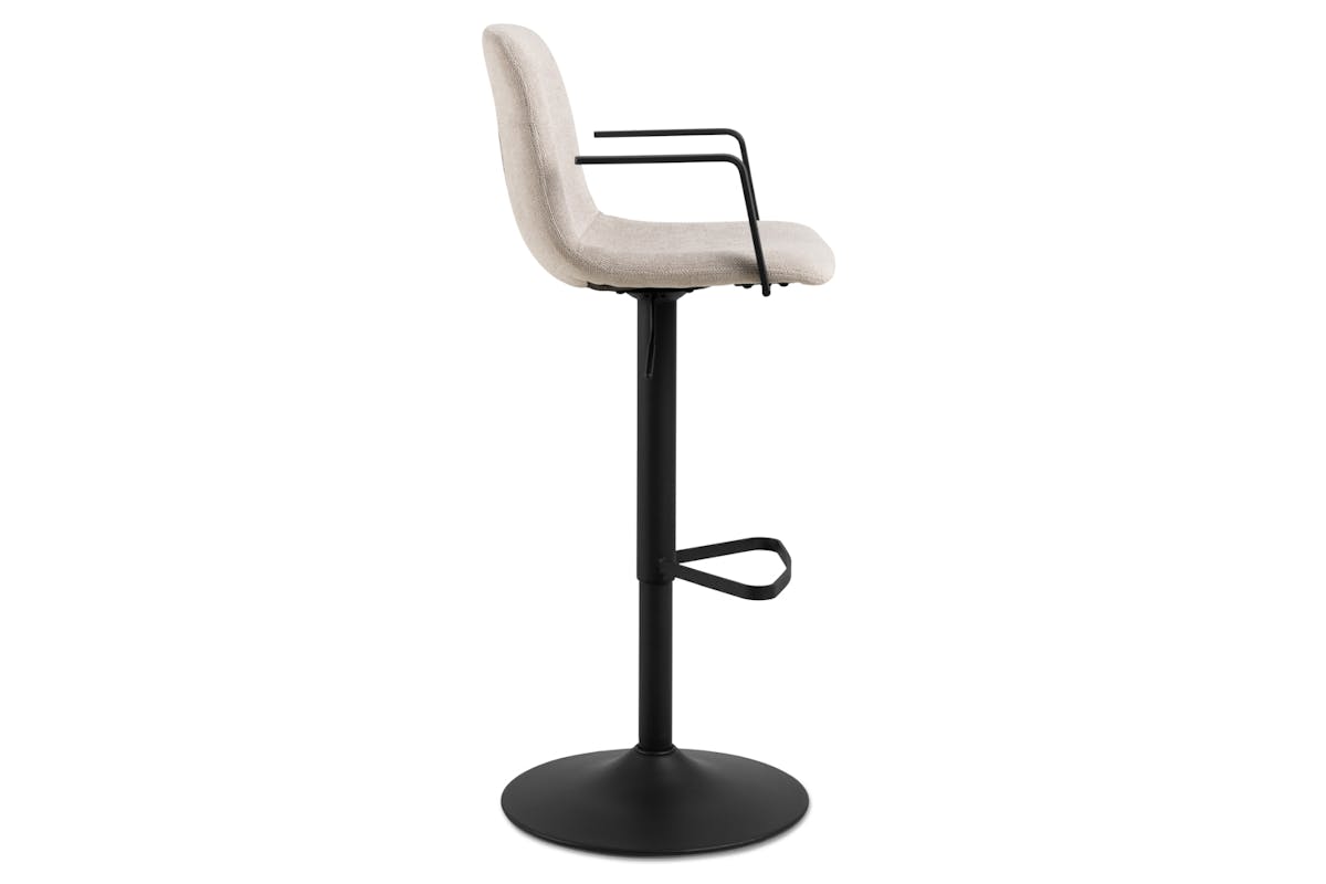 Bella Bar Stool | Gas Lift | Beige-3