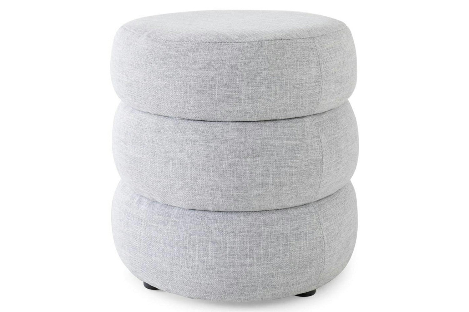 Quinn Dressing Pouffe | Grey