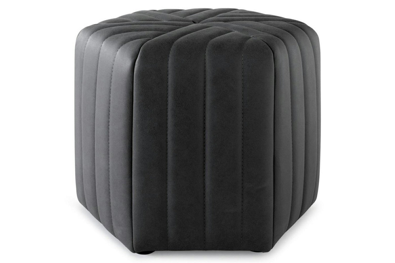 Asher Dressing Pouffe | Black