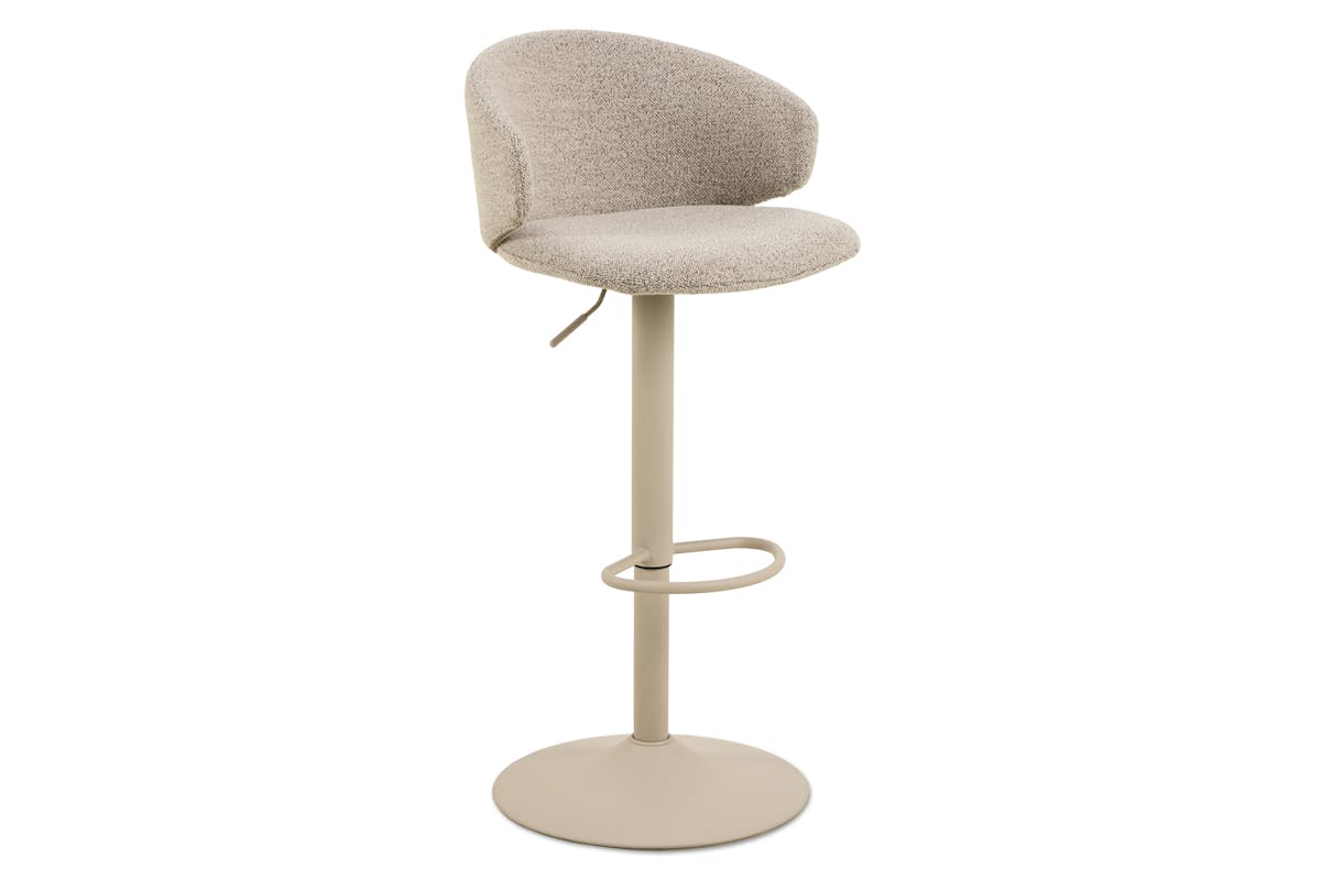 Benji Bar Stool | Gas Lift | Beige-2
