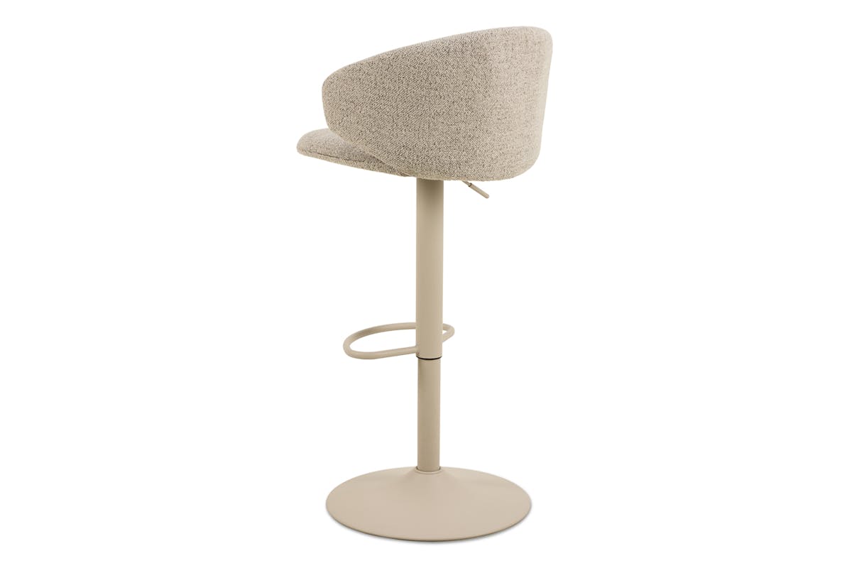 Benji Bar Stool | Gas Lift | Beige-6