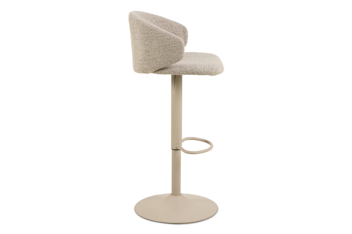 Benji Bar Stool | Gas Lift | Beige-5