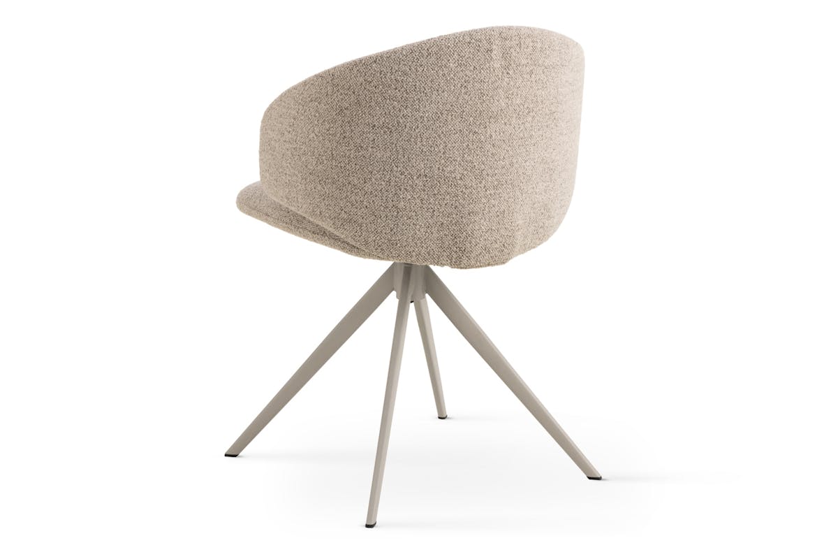 Benji Dining Chair | Swivel | Beige-6