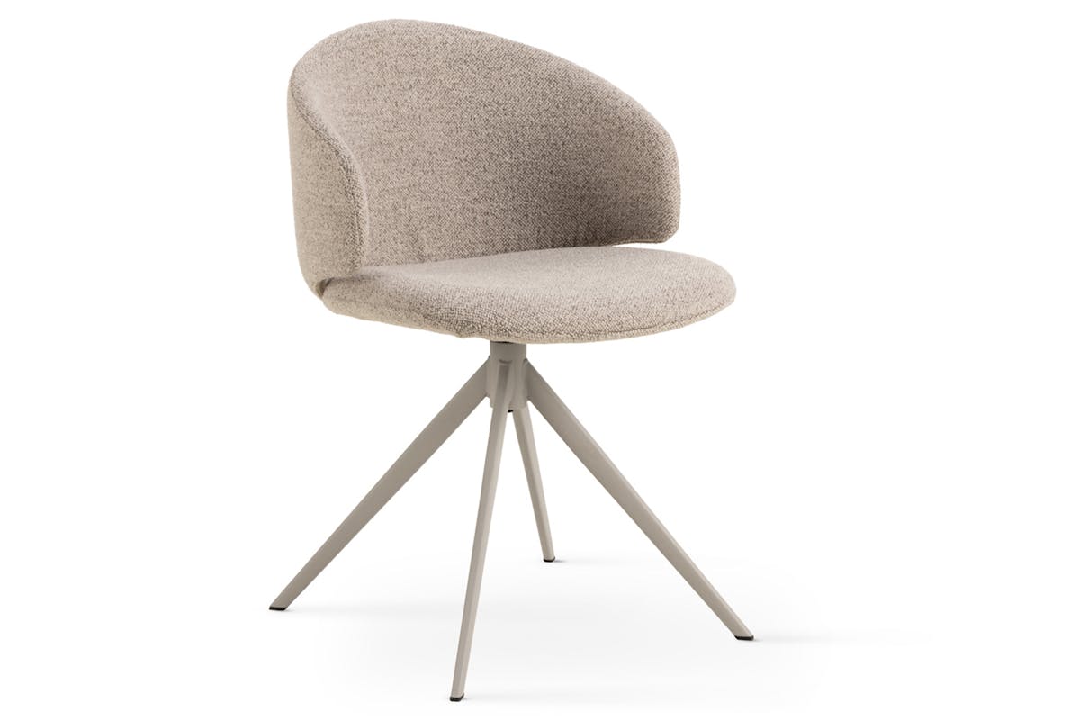 Benji Dining Chair | Swivel | Beige-5