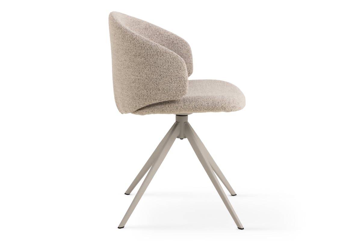 Benji Dining Chair | Swivel | Beige-8