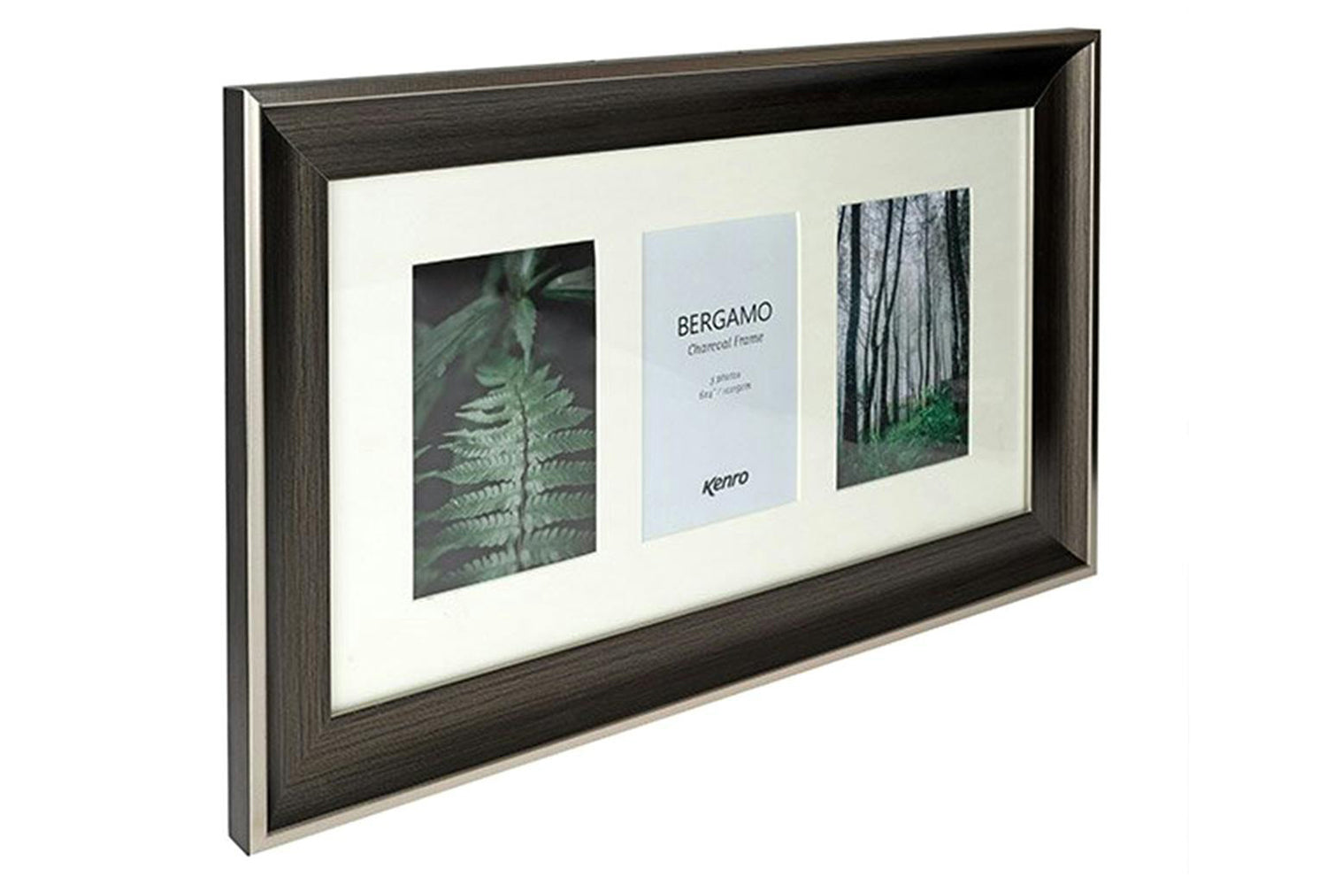 Kenro Bergamo Charcoal Series 7x5"/13x18cm Photo Frame-4