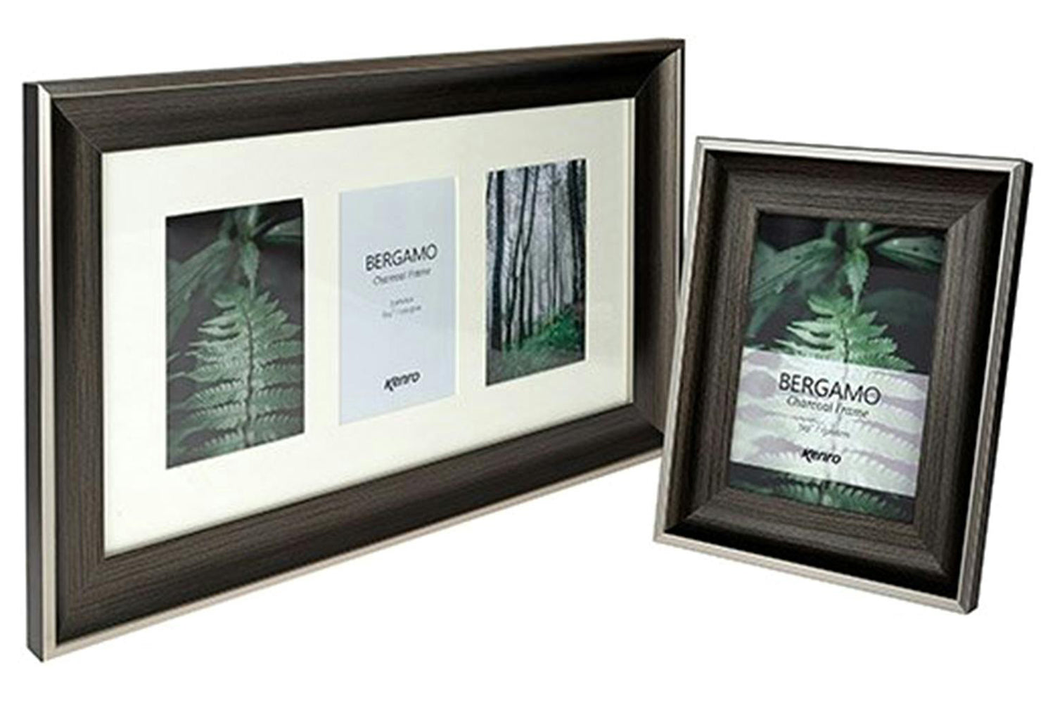 Kenro Bergamo Charcoal Series 7x5"/13x18cm Photo Frame-5
