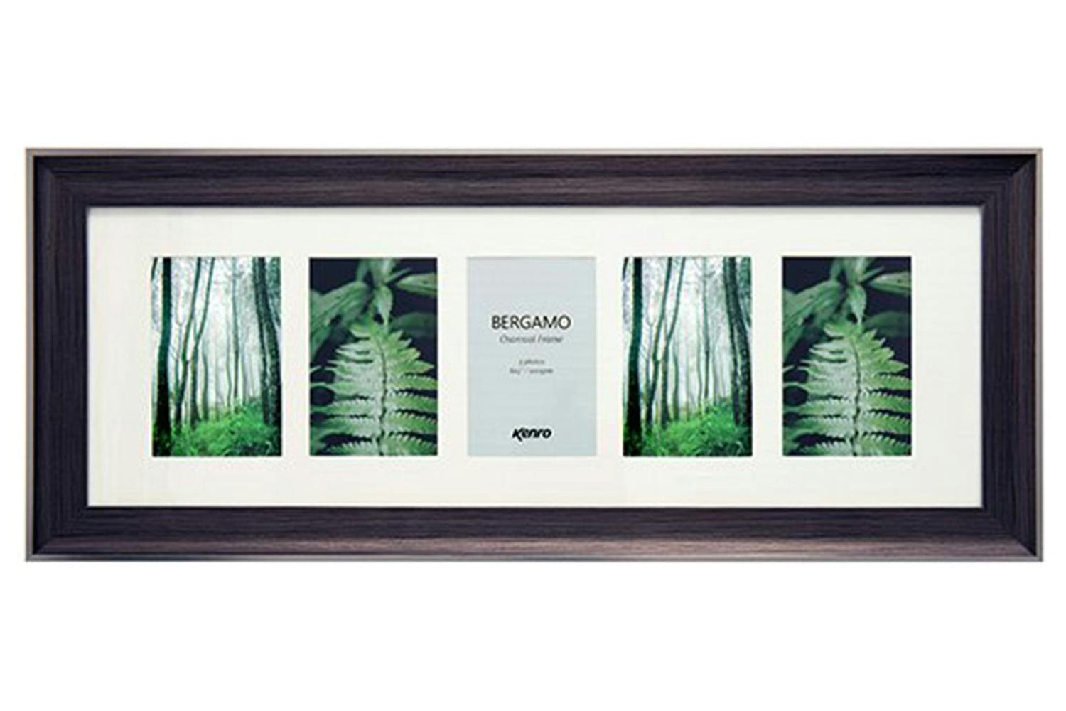 Kenro Bergamo Charcoal Series 7x5"/13x18cm Photo Frame-6