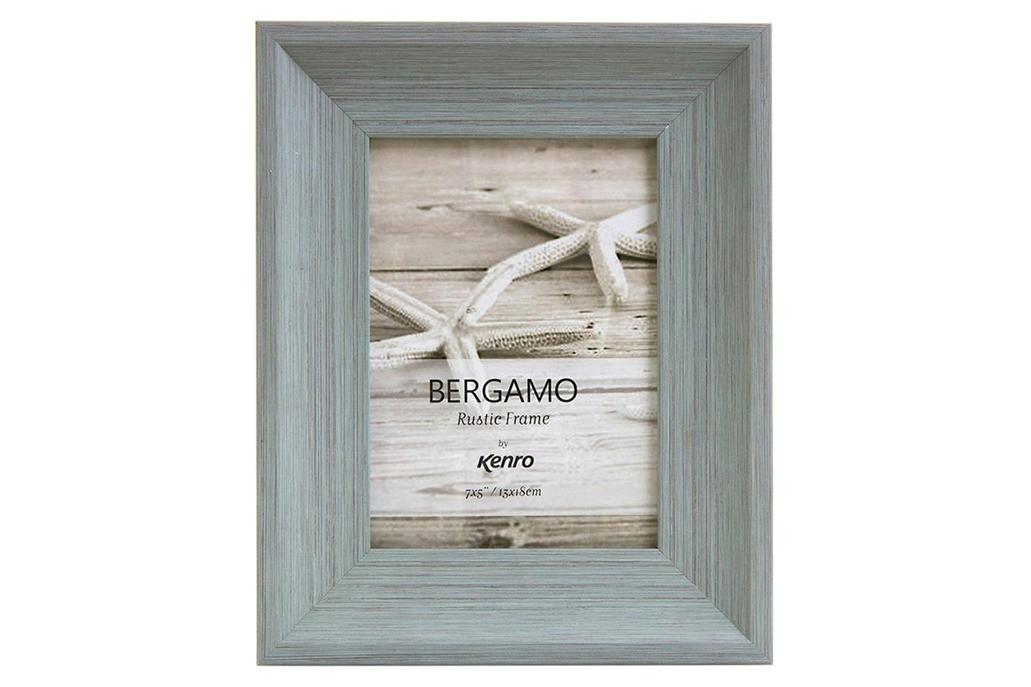 Kenro Bergamo Rustic Wood Photo Frame | 7x5