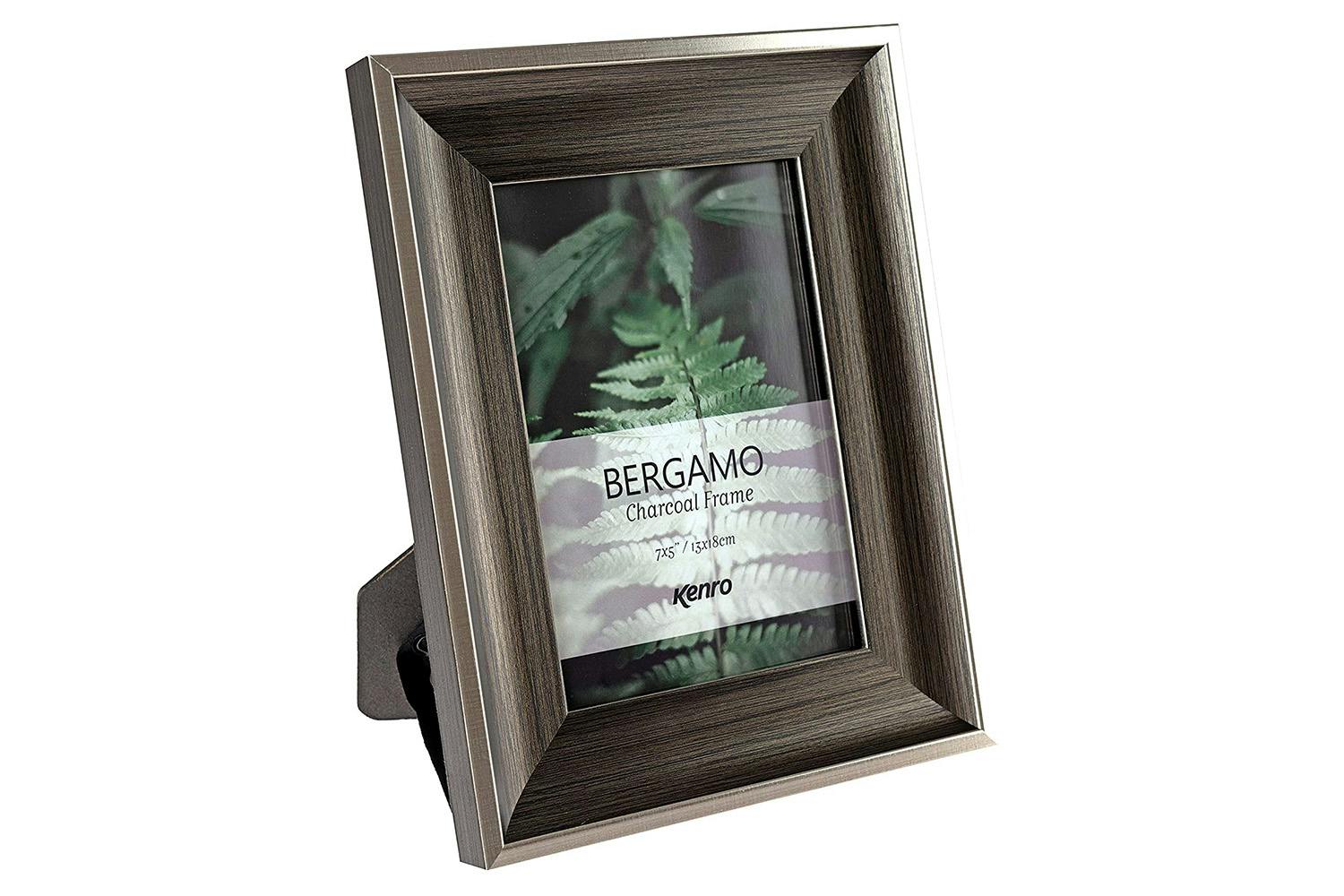 Kenro Bergamo Charcoal Series 8x6"/15x20cm Photo Frame-2