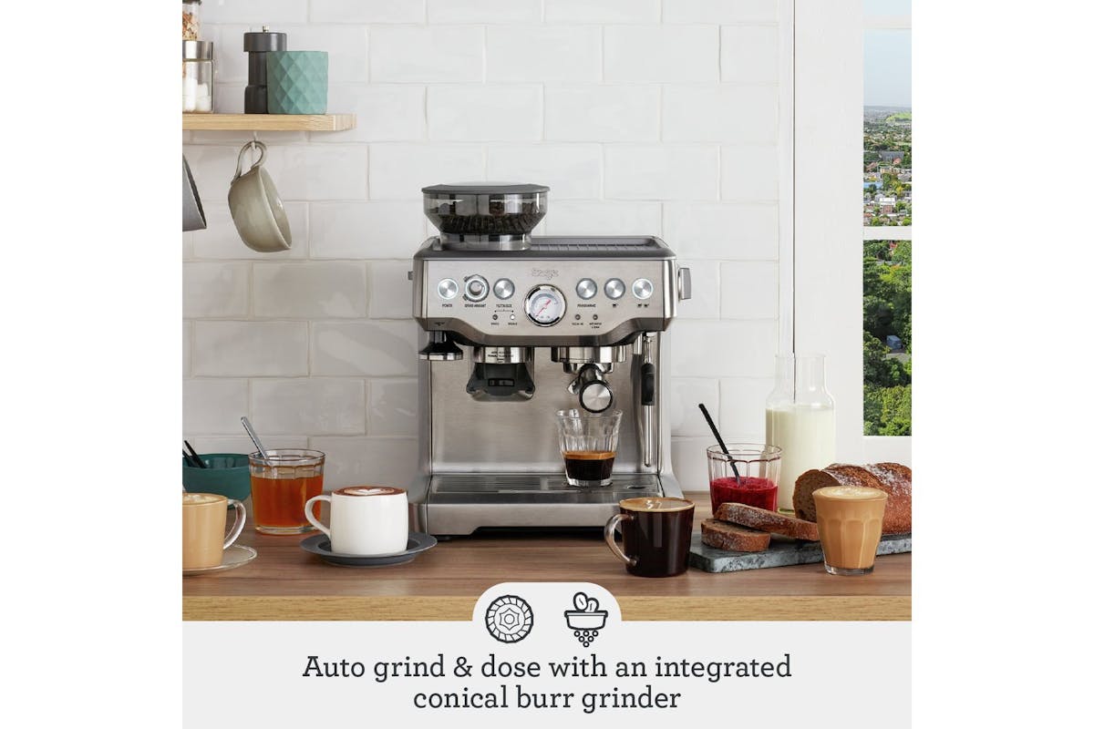 Sage Barista Express Espresso Coffee Machine | BES875UK | Brushed Stainless Steel-2