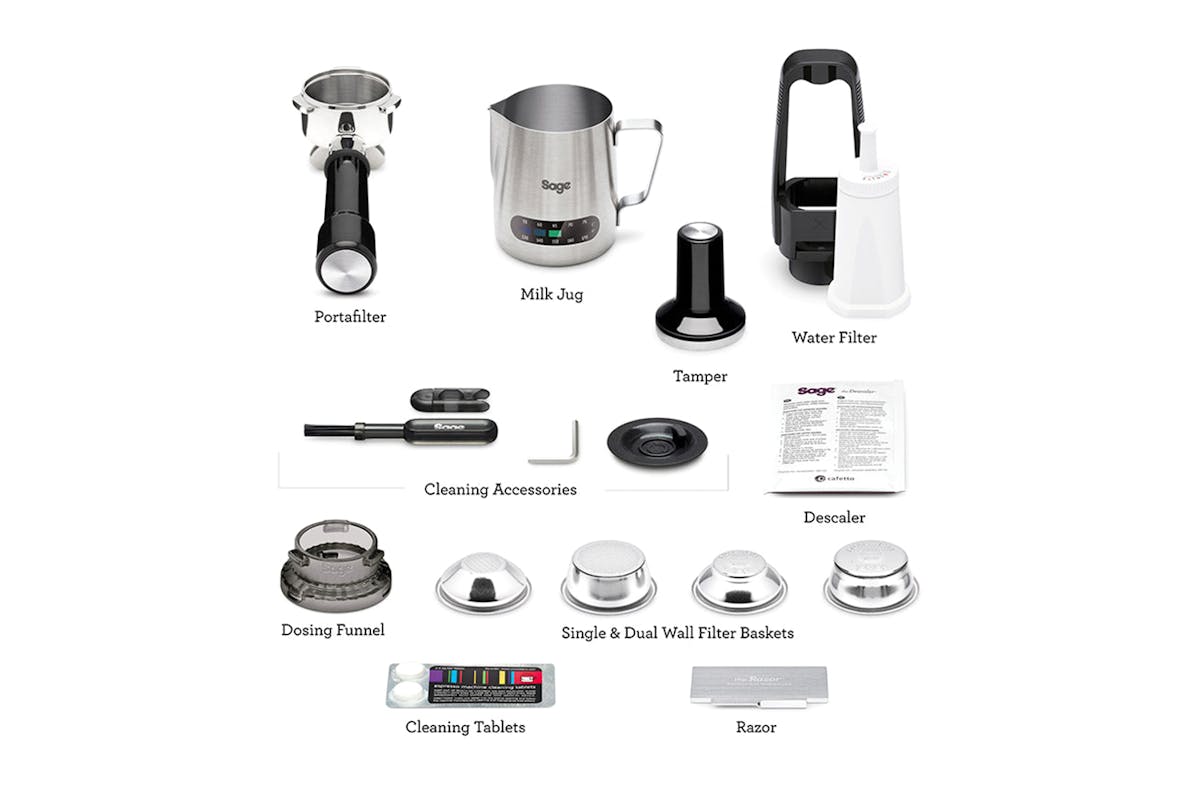 Sage Barista Express Espresso Coffee Machine | BES875UK | Brushed Stainless Steel-5
