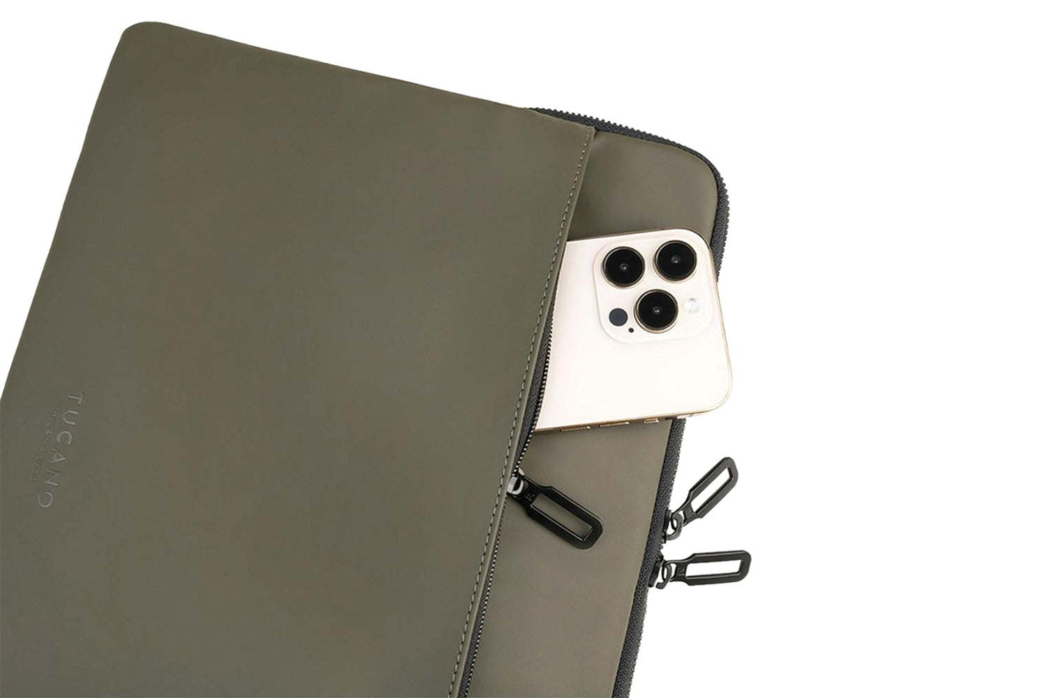 Tucano Gommo MacBook Air 15" and Laptop 14" Sleeve Laptop Bag | Military Green-4