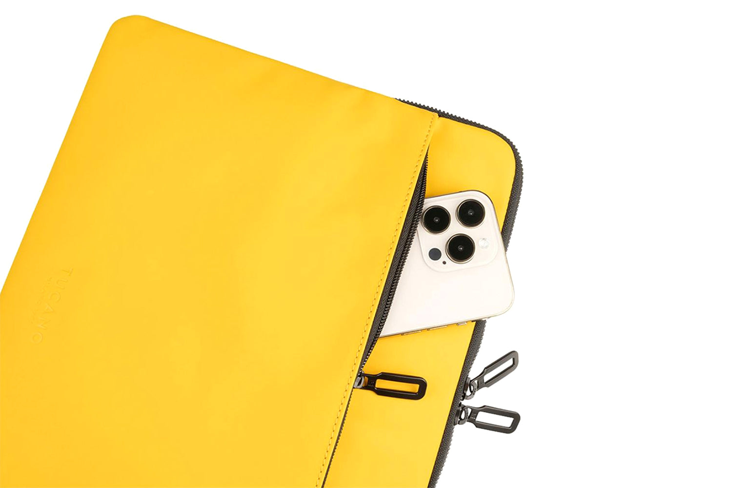 Tucano Gommo MacBook Air 15" and Laptop 14" Sleeve Laptop Bag | Yellow-4