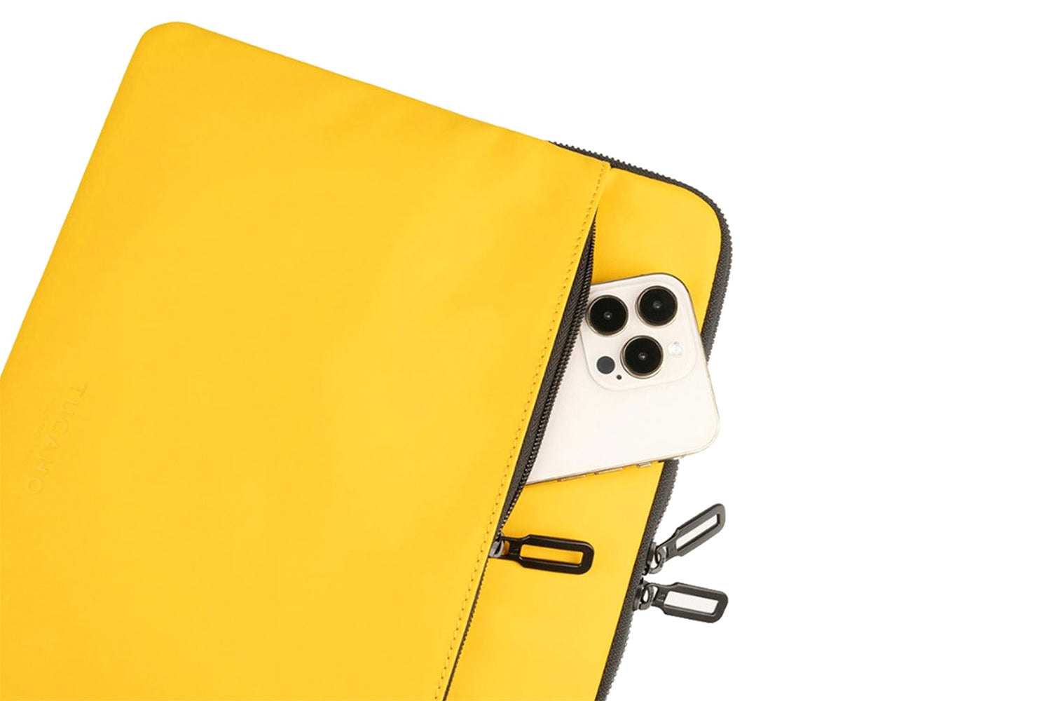 Tucano Gommo MacBook Pro 16" and Laptop 15.6" Sleeve Laptop Bag | Yellow-4