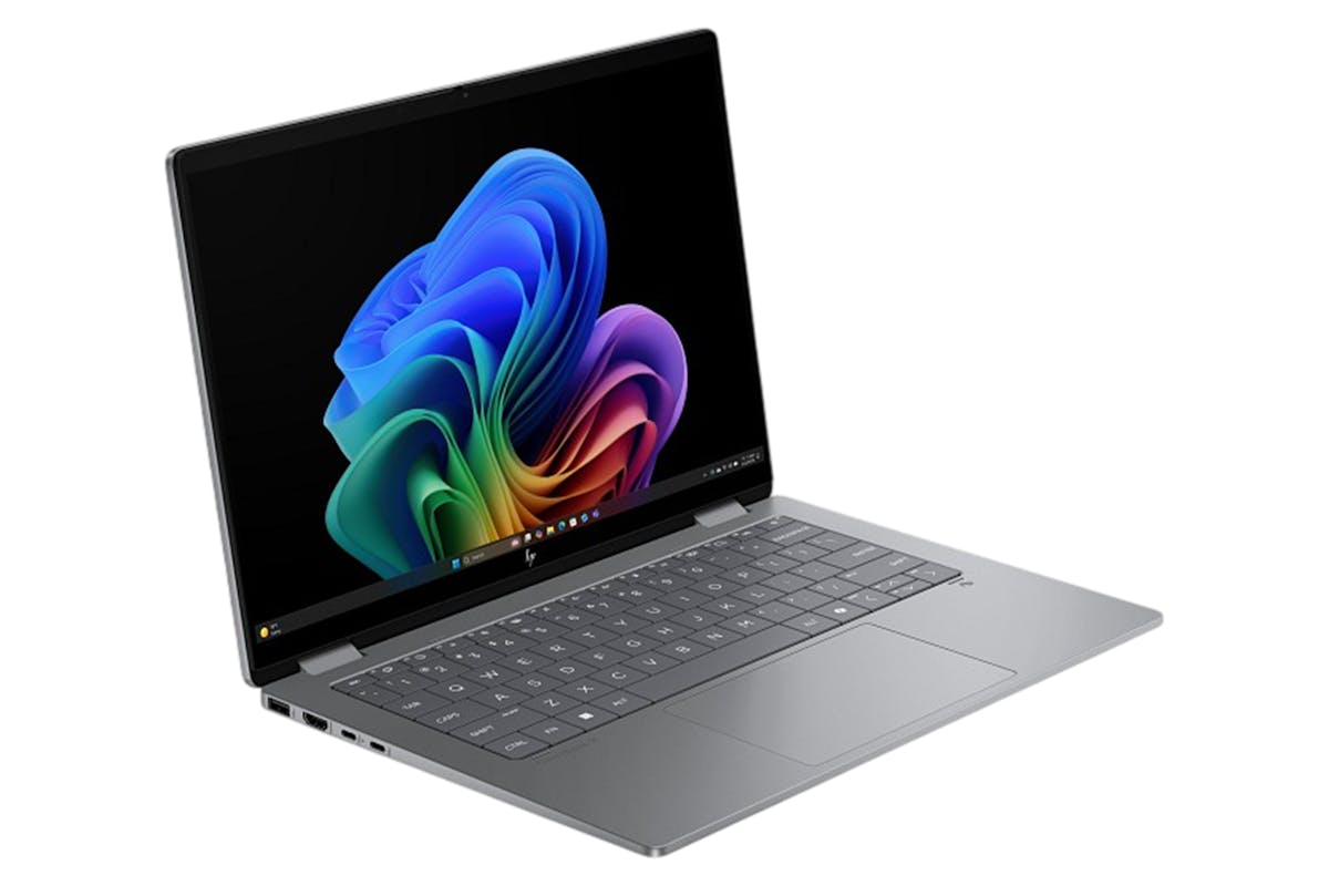 HP 14" OmniBook X Flip 2-in-1 AMD Ryzen AI 7 350 Laptop | 16GB | 1TB | Meteor silver-3