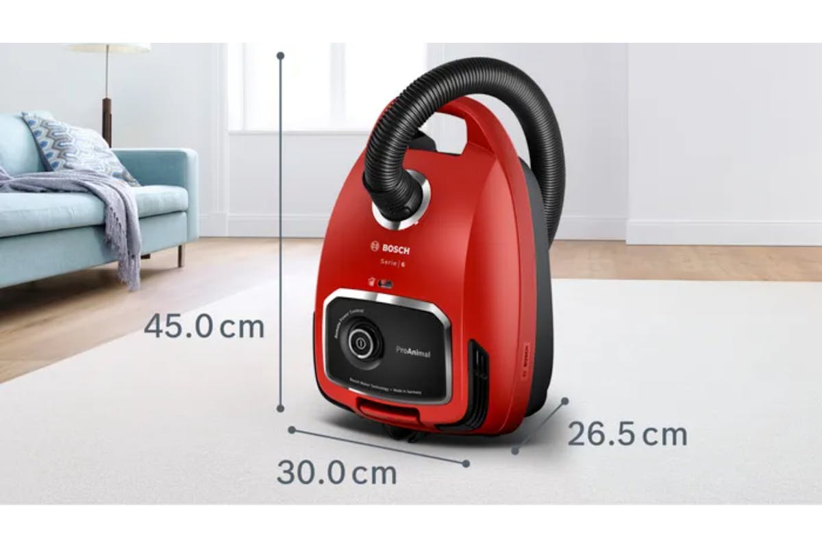 Bosch Series 6 Pro Animal Bagged Vacuum Cleaner | Red-10