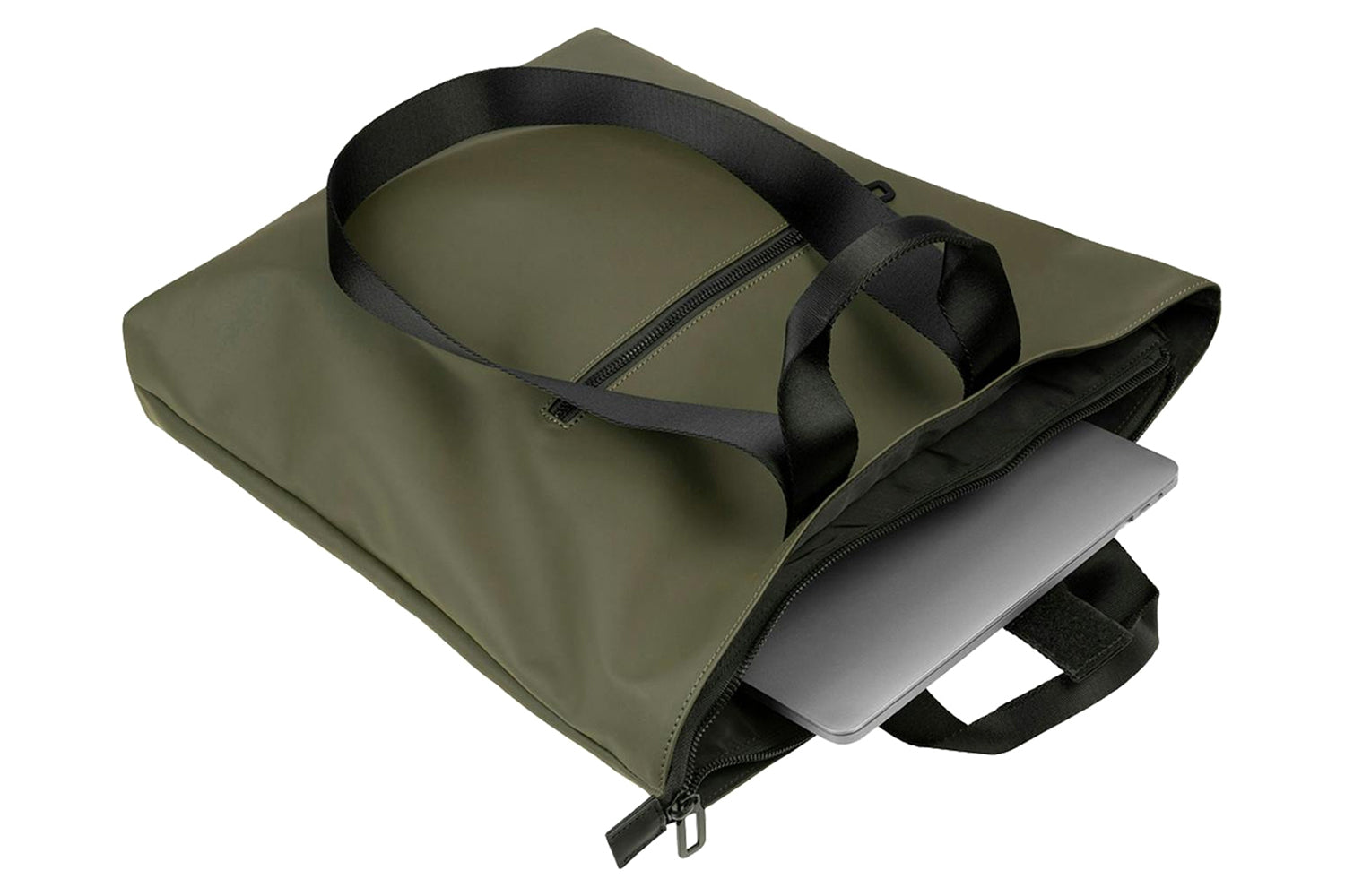 Tucano Gommo 14" Laptop & MacBook Pro Shopper Bag | Military Green-7