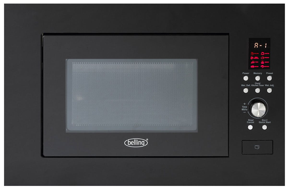 Belling 23L 900W Built-in Microwave | BIM60BLK | Black