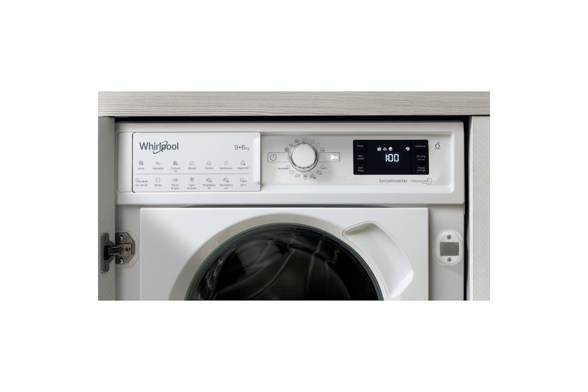Whirlpool 9kg Washer / 6kg Dryer Built-in Washer Dryer | BIWDWG961485UK-6