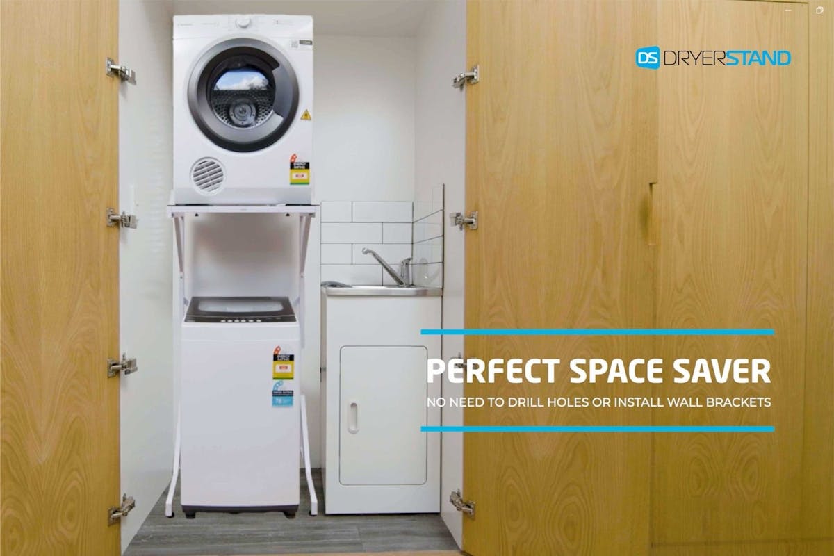 Ds Dryerstands Adjustable Tumble Dryer Stacking Kit-3