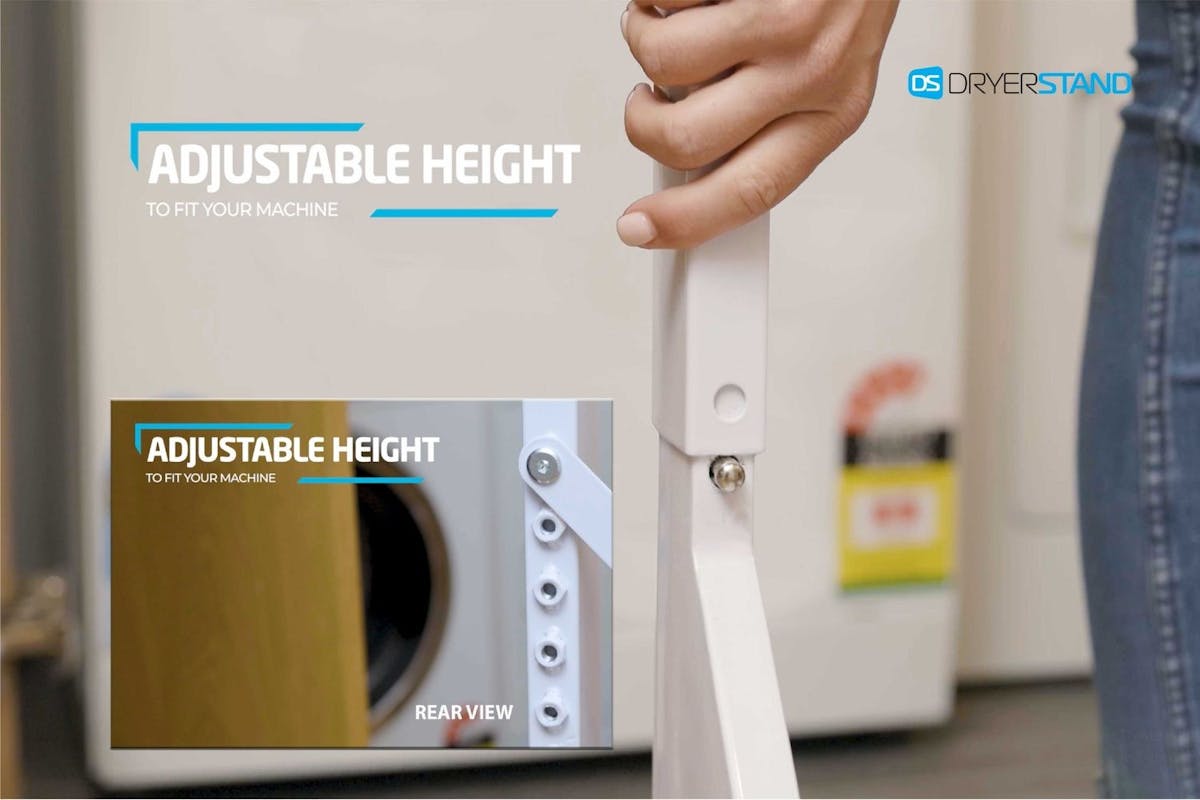 Ds Dryerstands Adjustable Tumble Dryer Stacking Kit-4