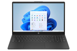 HP 15-FC1002 AMD Ryzen™ 3 7320U 512GB SSD 8GB 15.6" (1920x1080) FreeDos JET BLACK EU Plug/US Adapter Included