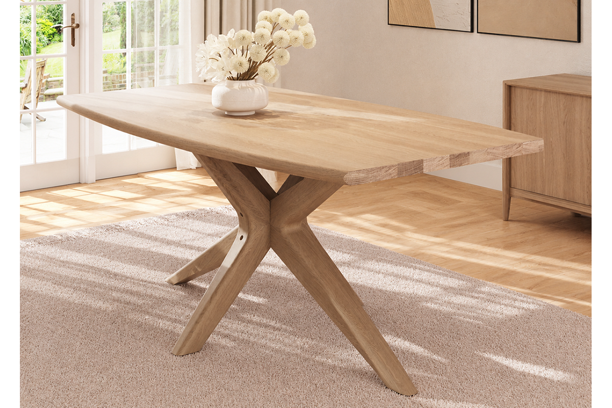Pavilion Rectangular Dining Table | Grey Oiled