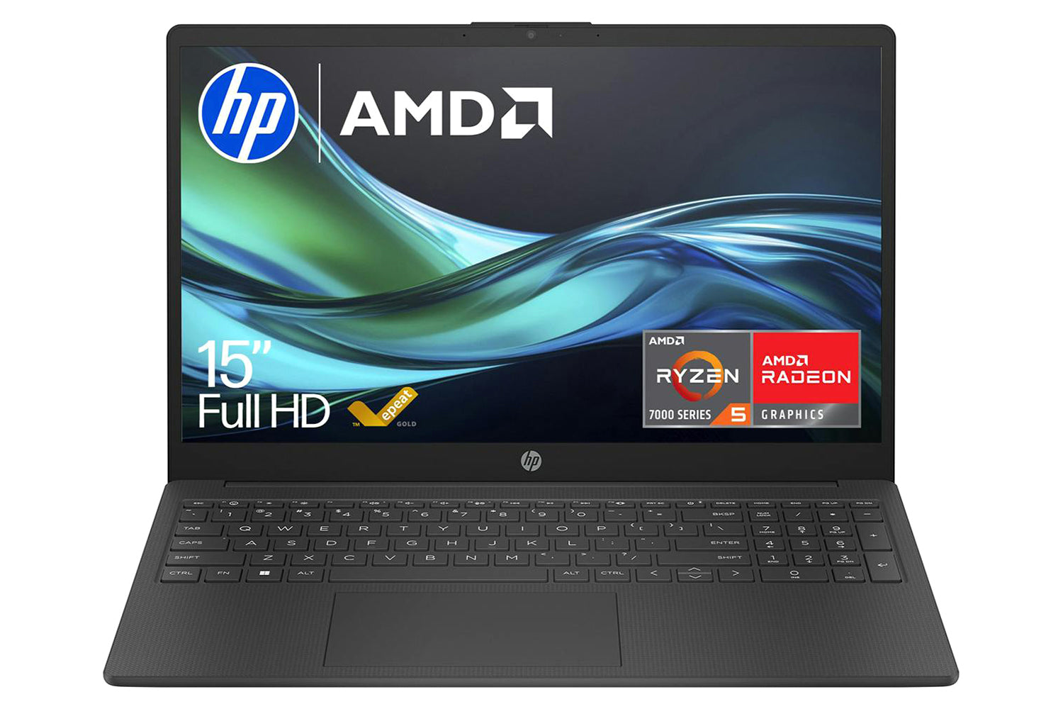 HP 15.6" Laptop AMD Ryzen 5 | 8GB | 256GB | Black-9