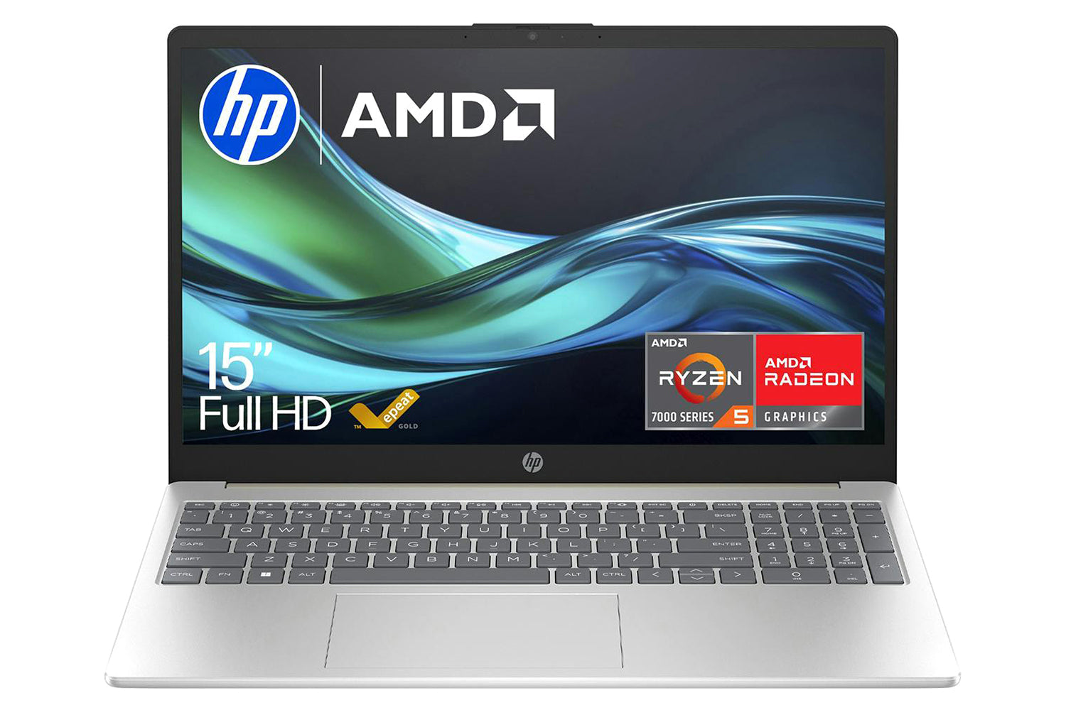 HP 15.6" Laptop AMD Ryzen 5 | 8GB | 256GB | Gold-7