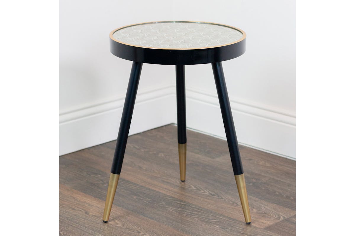 Bruna Side Table | Black/Gold | Set of 2-6