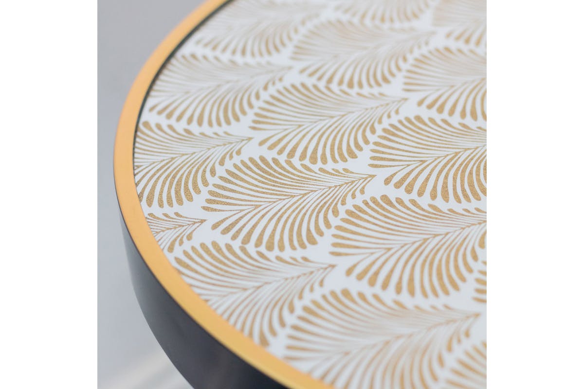 Bruna Side Table | Black/Gold | Set of 2-4