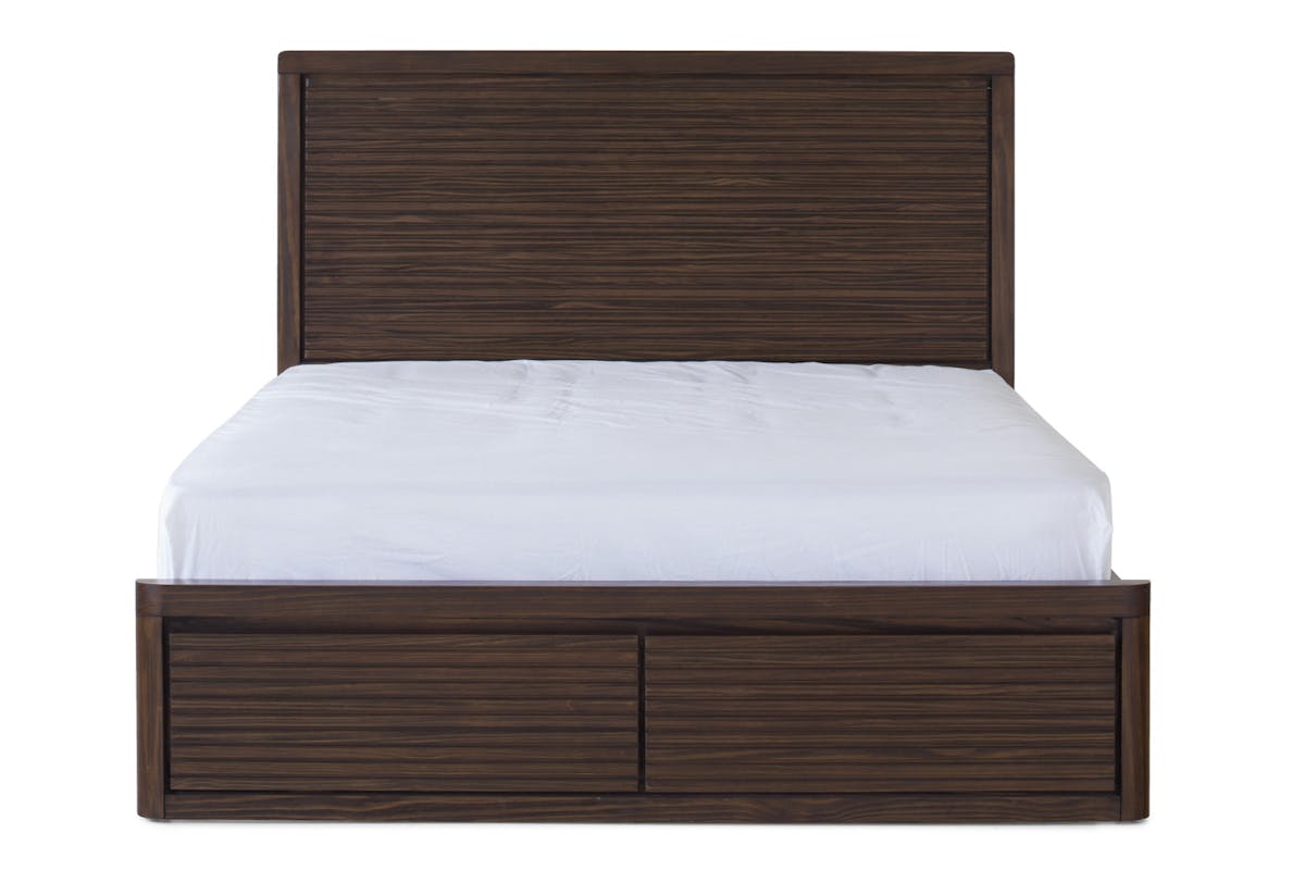 Brunswick Storage Bed Frame | Double | 4ft6 | Deep Brown-2