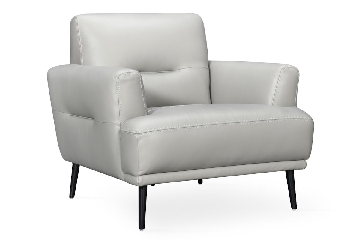 Orio Armchair | Leather | Dove-2