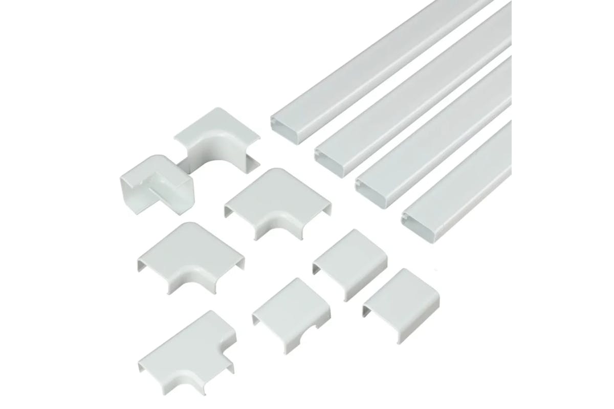 Sanus On-Wall Cable Concealer Cord Cover Kit for Mounted TVs | 4 Cables