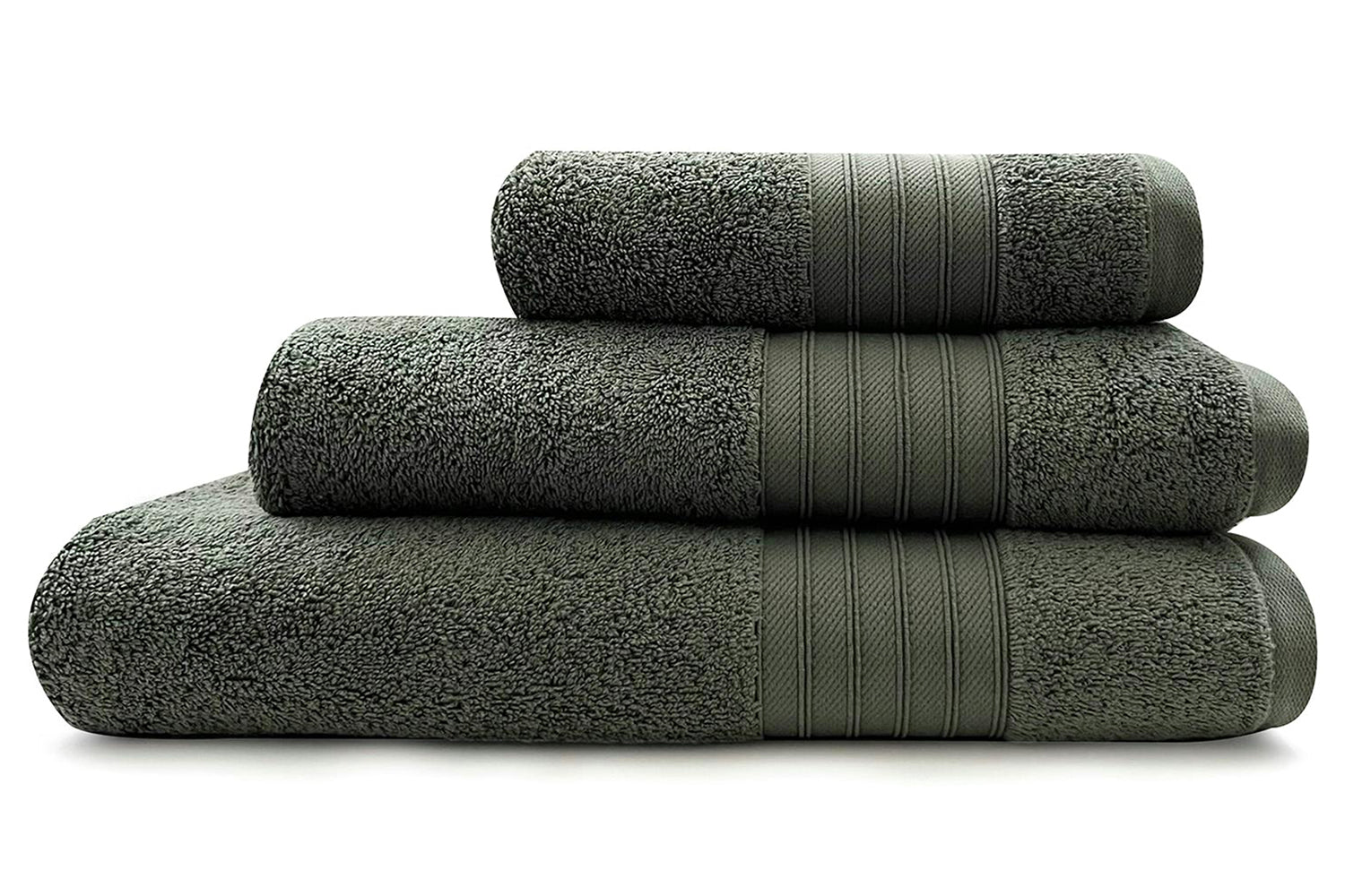 Cotton Terry Bath Sheet Towel | Khaki-3