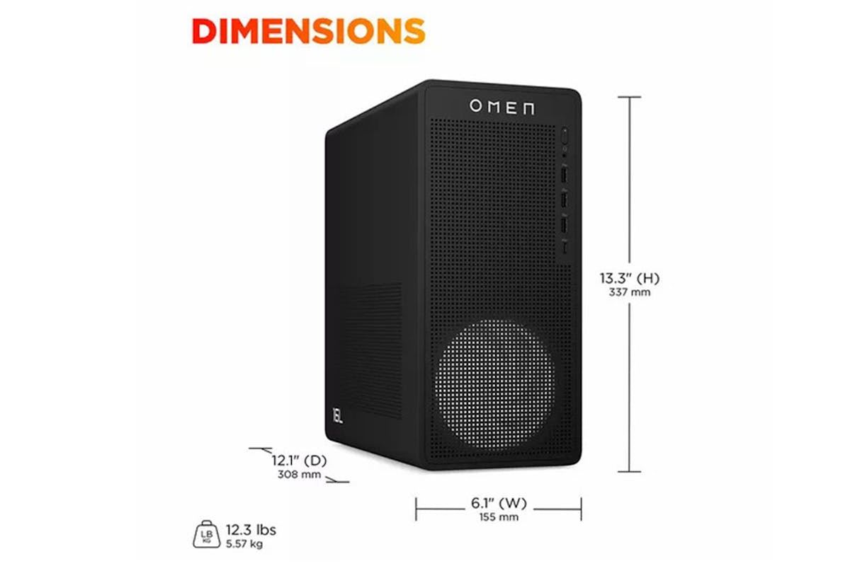 HP Omen Gaming Desktop 35L Intel Core Ultra 5 | 16GB | 1TB | GeForce RTX 5060 | Black-12