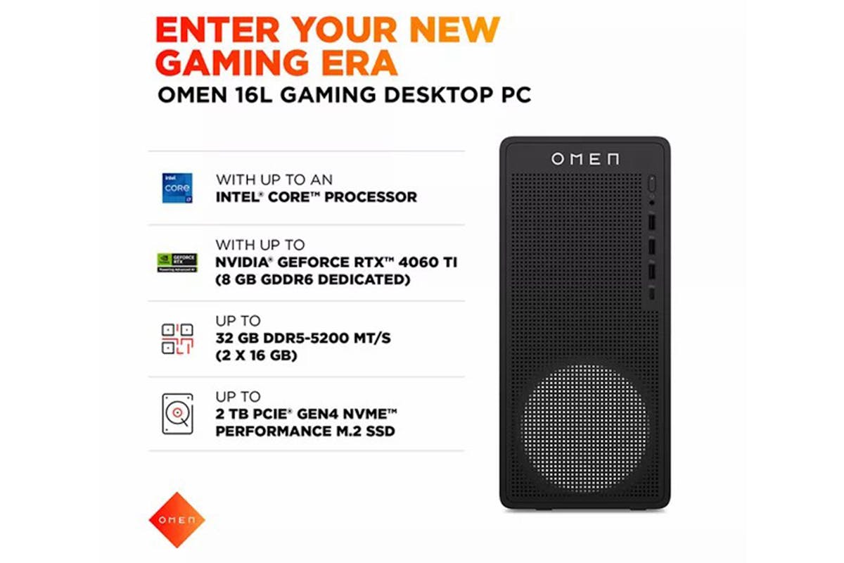 HP Omen Gaming Desktop 35L Intel Core Ultra 5 | 16GB | 1TB | GeForce RTX 5060 | Black-5